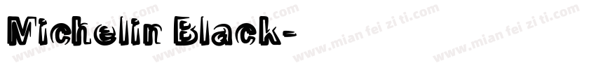 Michelin Black字体转换